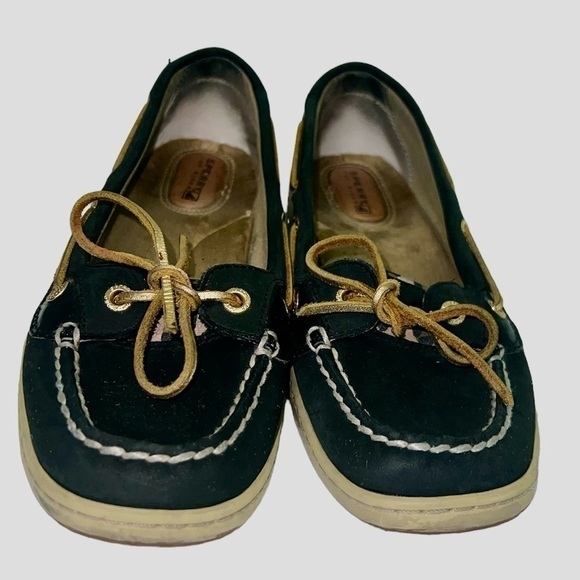 Sperry Shoes - Sperry Women’s loafer black and animal print, 8.5 M